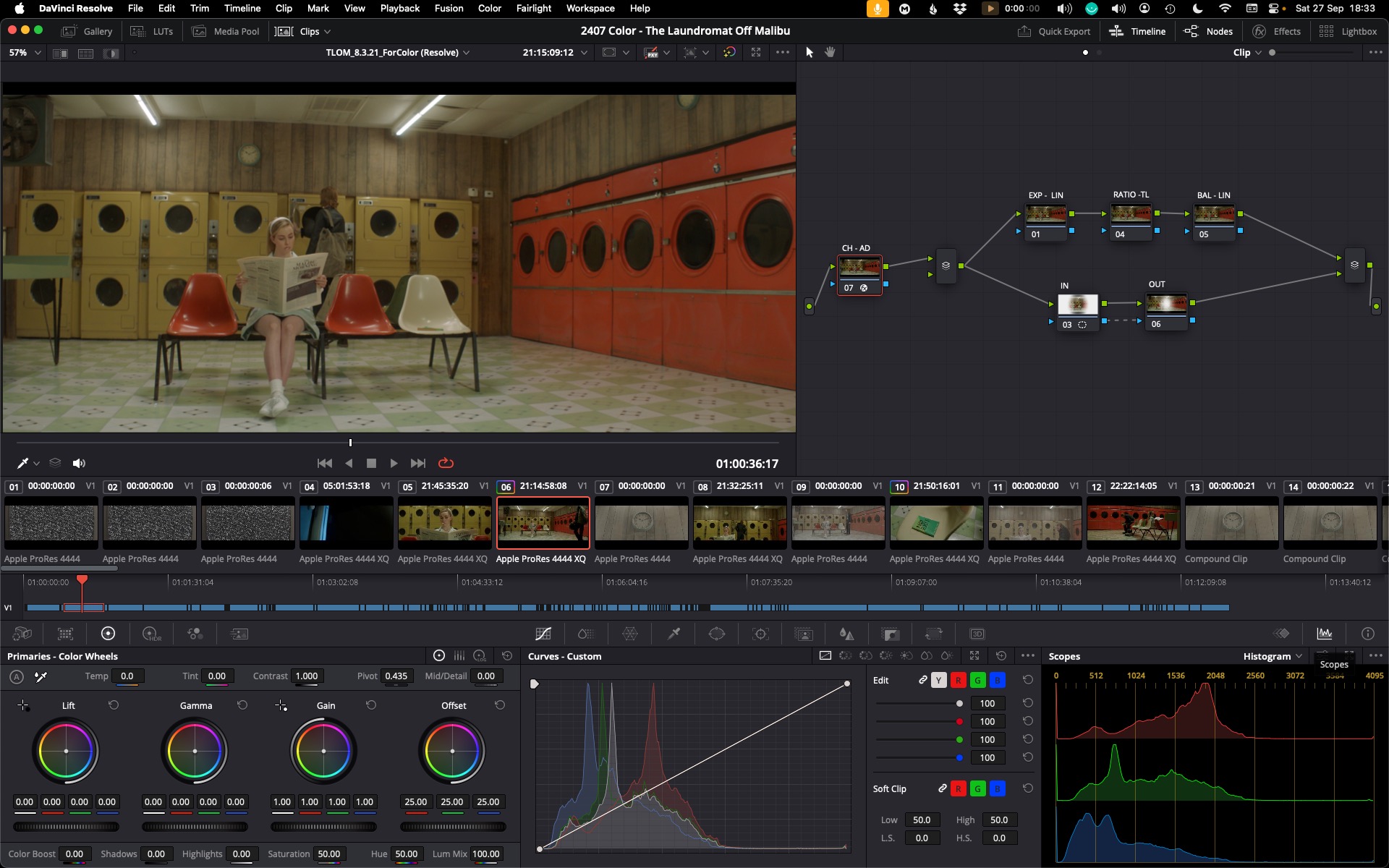 Screenshot Color Grading