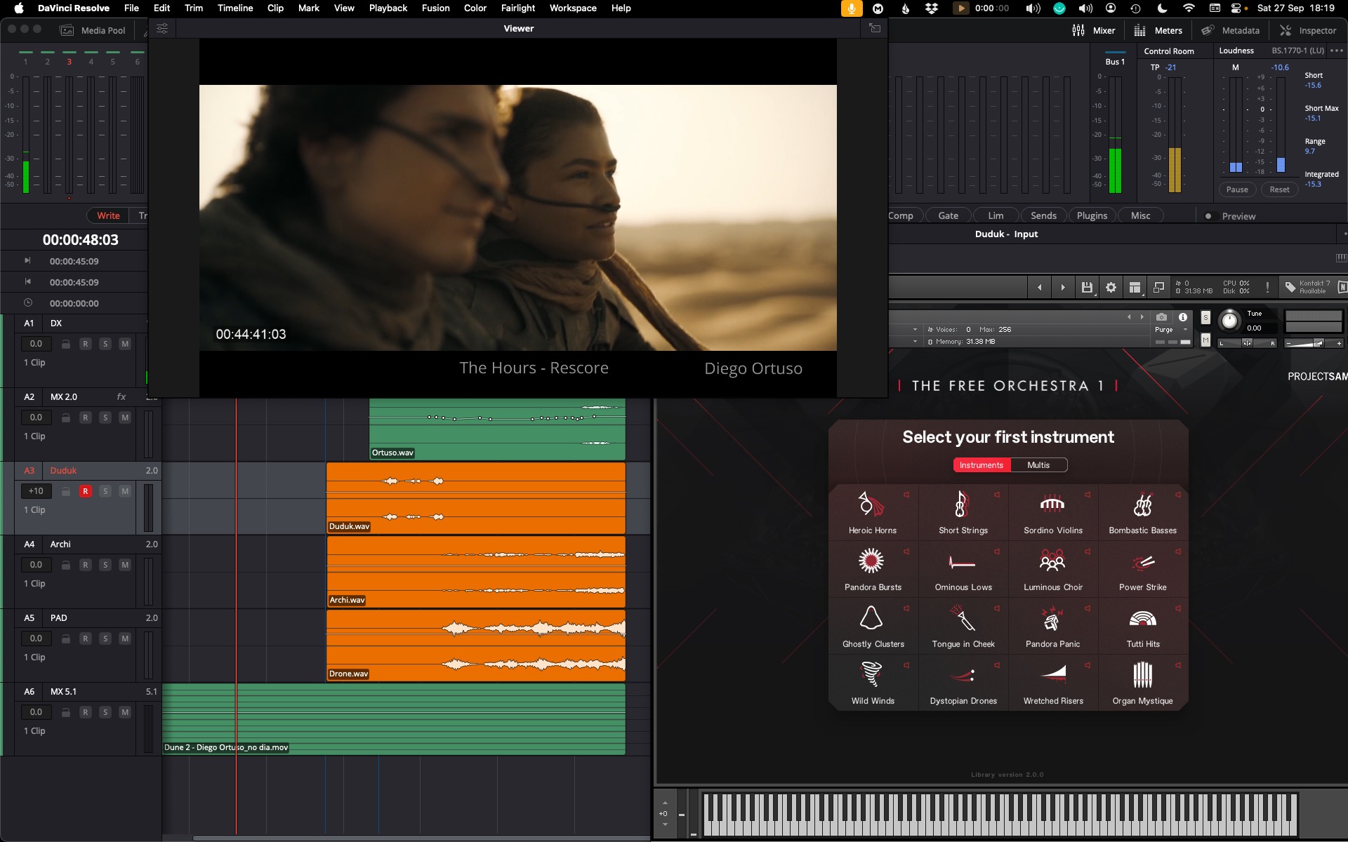 Screenshot Film Scoring
